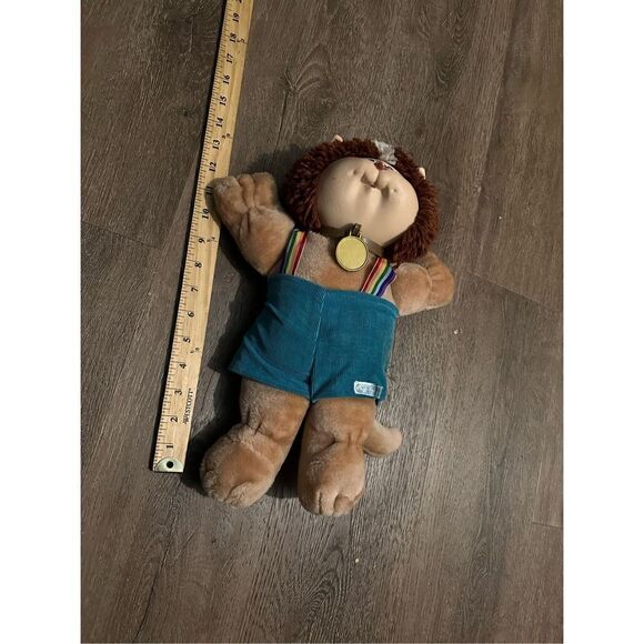 VINTAGE 1983 CABBAGE PATCH KIDS KOOSAS DOG BLUE PANTS STUFFED ANIMAL PLUSH TOY - Picture 9 of 9